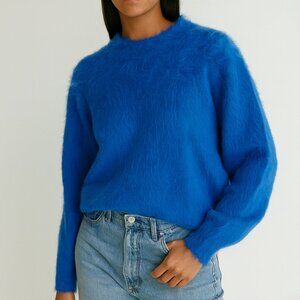 Lou & Grey Mockneck Fuzzy Sweater Sz S